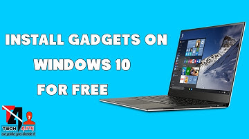 How to Install Gadgets on windows 10