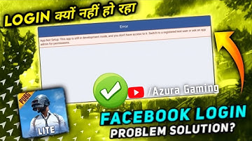 New Facebook Problem Solve Pubg Lite | App Admin For Permission Facebook Problem Solve Pubg Lite
