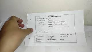 Penyusunan Kas Kecil dengan Bukti Transaksinya