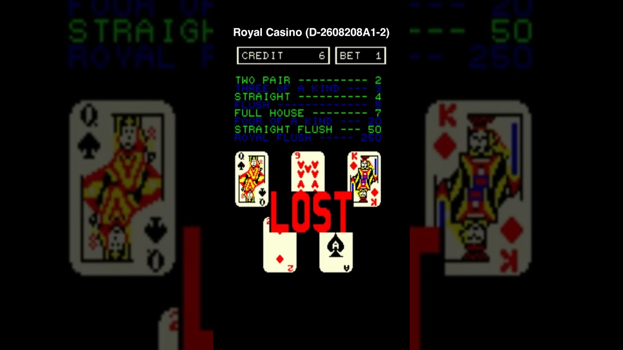 🔥 INSANE Retro Casino Arcade Game You’ve NEVER Seen Before! 🎰 (MAME: rcasino) 🎮