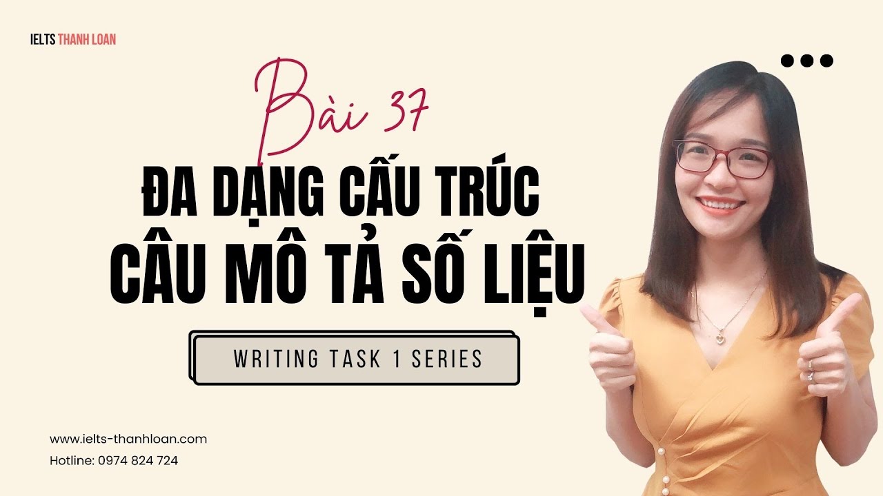 Bài 37: Từ Vựng Advanced Mô Tả Số Liệu trong IELTS Writing Task 1 | IELTS Thanh Loan