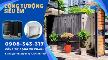 Bí Mật Biến Cổng Sắt Thường Thành Cổng Tự Động Siêu Êm - Gắn Motor Trượt TAU Italy