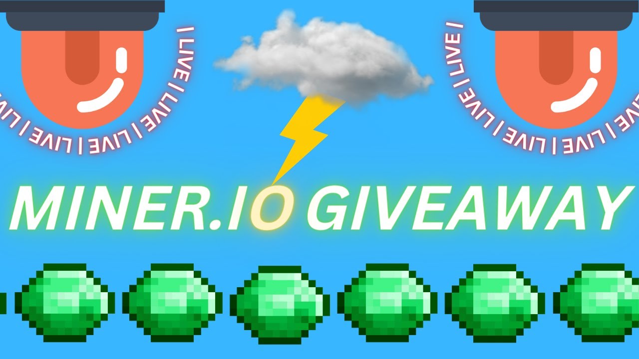 MINER.IO GIVEAWAY LIVE! | 🔴LIVE🔴 - YouTube