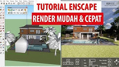 Cara Render Sketchup mudah dengan Enscape - Tutorial Enscape - Durasi: 14.50. 