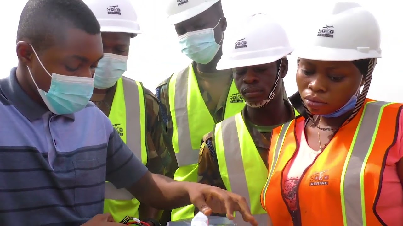 UAV Engineering Program at Signal Training School and SokoAerial Robotics Center Ghana.