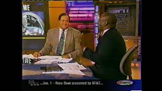 Famous NFL Primetime Dec 3, 2000. Week 14 on ESPN with Chris Berman and Tom Jackson Profile