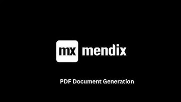 Mendix #13 PDF Document Generation #mendix  #lowcodeplatform #lowcode #pdf #pdfdownload #mendix