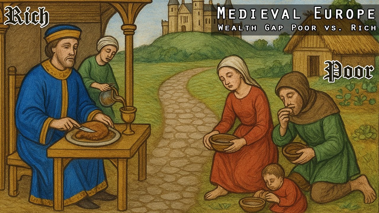 The Wealth Gap of Medieval Europe: Daily Life of the Rich and Poor Explained