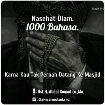 Ceramah 1 menit - USTADZ ABDUL SOMAD Lc.MA