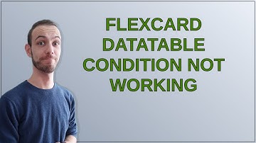 Salesforce: Flexcard datatable condition not working