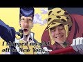 I shipped my dad off to New York...