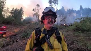Forward Progress Stopped on Fairway Fire near Garberville