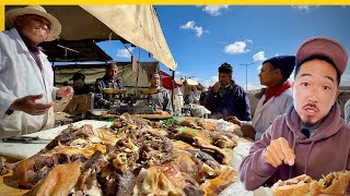 Pertempuran para ahli barbekyu di Maroko 🇲🇦 kuliner jalanan Ben Guerir Souk screenshot 2