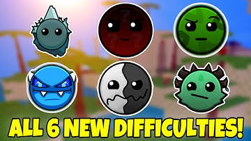 How to get ALL 6 NEW DIFFICULTIES in WORLD 2 PLANET 1 in Find the Geometry Dash! [369] - Roblox