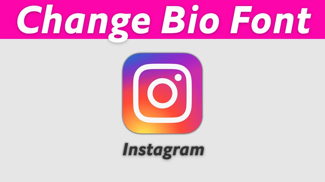 How To Change Font On Instagram Bio - YouTube