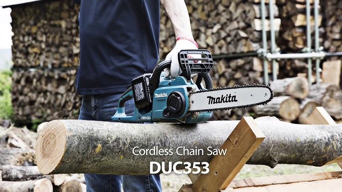 Sygdom Meget gåde Unboxing Makita DUC353Z Cordless Brushless Chainsaw 350mm 14" LTX 36V 18Vx2  - Bob The Tool Man - YouTube