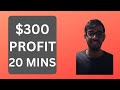 $300 in 20 minutes! (Day Trading Cryptocurrency)