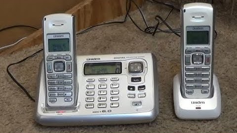 Uniden DECT2085-2W DECT 6 Cordless Phone with Digital Answering System | Initial Checkout