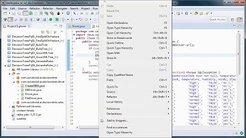(Decision Trees JAVA Prototype Project 04) + SQLite DB and file storage