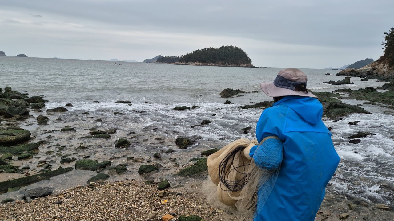 2026년 3월 1일 찬바람에 투망이 날리고 그래도 복이라