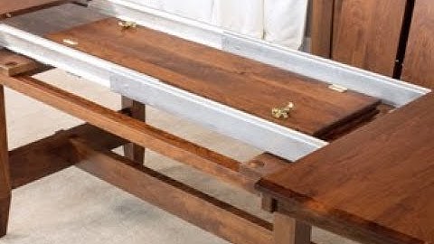 Self-Storing Leaves For Your Simply Amish Furniture