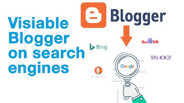 How allow your blogger visible on search engines