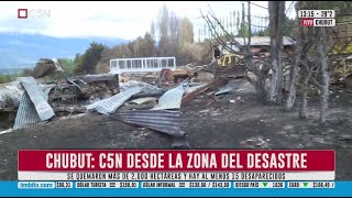 C5N EN CHUBUT | Así quedó una fábrica de dulces tras los incendios en Las Golondrinas