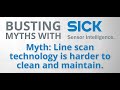 Busting myths with sick  is line scan technology harder to clean and maintain