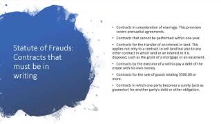 Contracts-Agreements in a Nutshell
