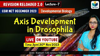 Revision Reloaded 2.0 | Axis Development in Drosophila | CSIR Dec 2023 | Lecture 7