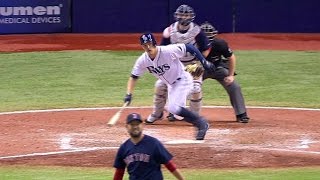BOS@TB: Guyer plates Kiermaier with a single in 9th
