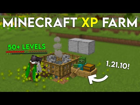 NEW UPDATED XP FARM Minecraft Java 1.21.10