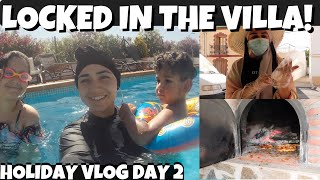 MAKING PIZZA | SWIMMING | FINDING HALAL MEAT | HOLIDAY VLOG DAY 2 | SafsLife