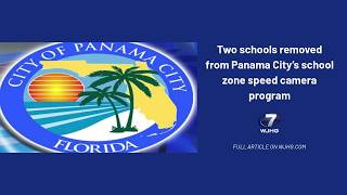 Two schools removed from Panama City s school zone speed camera program