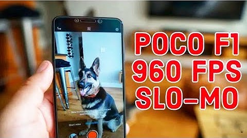 Poco F1 Super slow-motion 960 FPS / Awesome Updates
