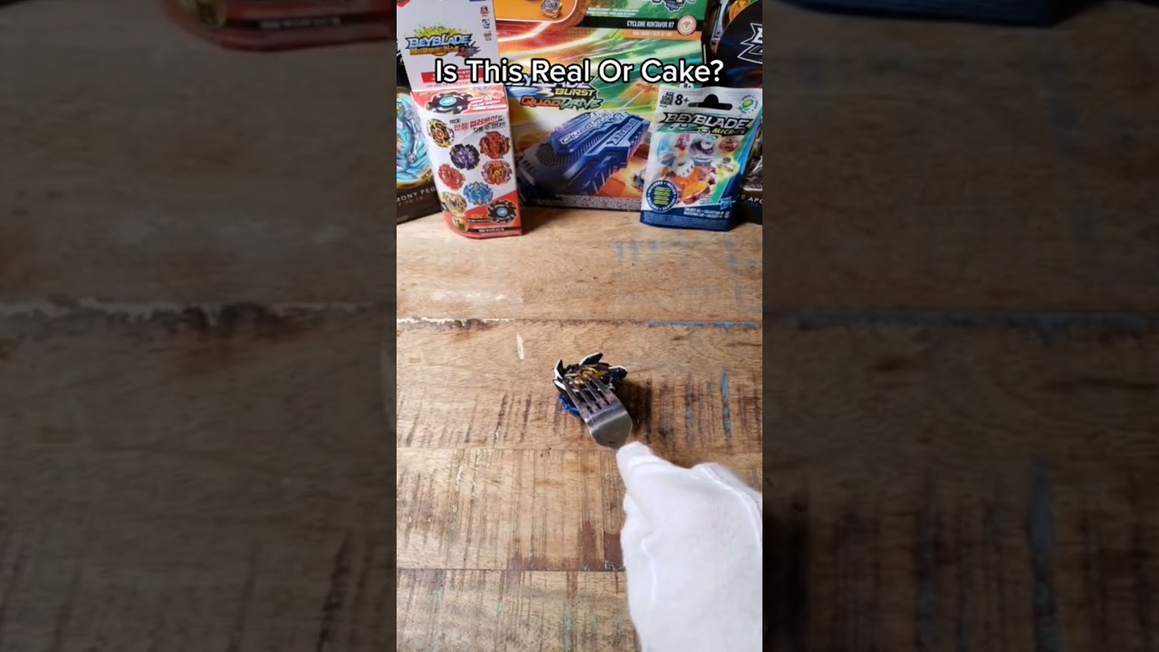 Is This A Beyblade Or CAKE?! 