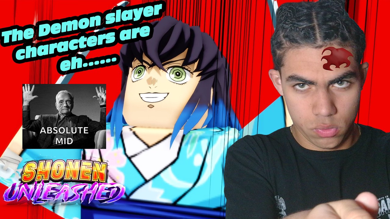 SHONEN UNLEASHED'S DEMON SLAYER CHARACTERS ARE MID!?
