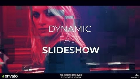 After Effects Template: Dynamic Fast Slideshow