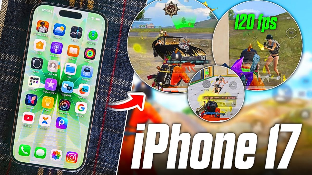 IPhone 17 BGMI & PUBG 120 FPS Gaming Test? IPhone 17 120 fps test | After 4.2 Update