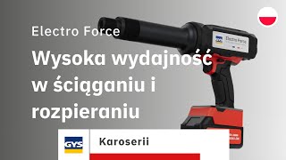 Electro Force - Wysokowydajny system naprawy wgnieceń metodą push/pull
