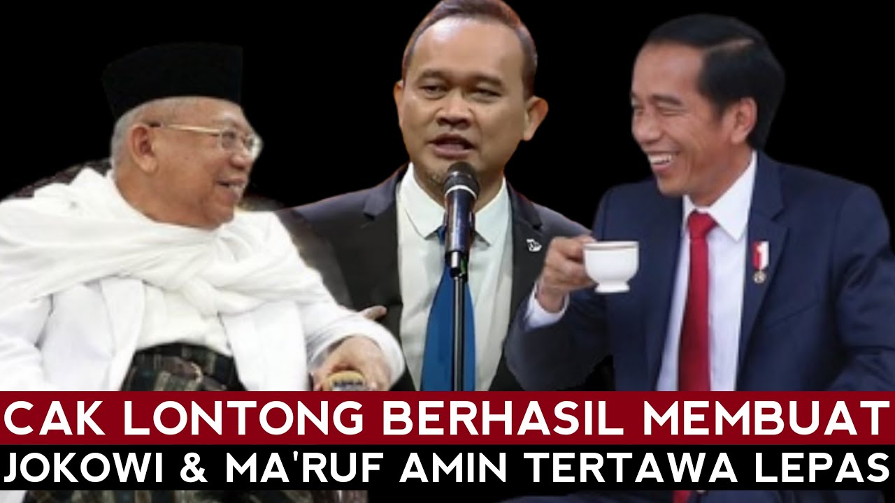 Cak Lontong Stand Up Comedy Terlucu di Hadapan Politisi - Presiden dan Wapres Sampai Ngakak