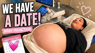 We have a date! SO excited 👶🏻 