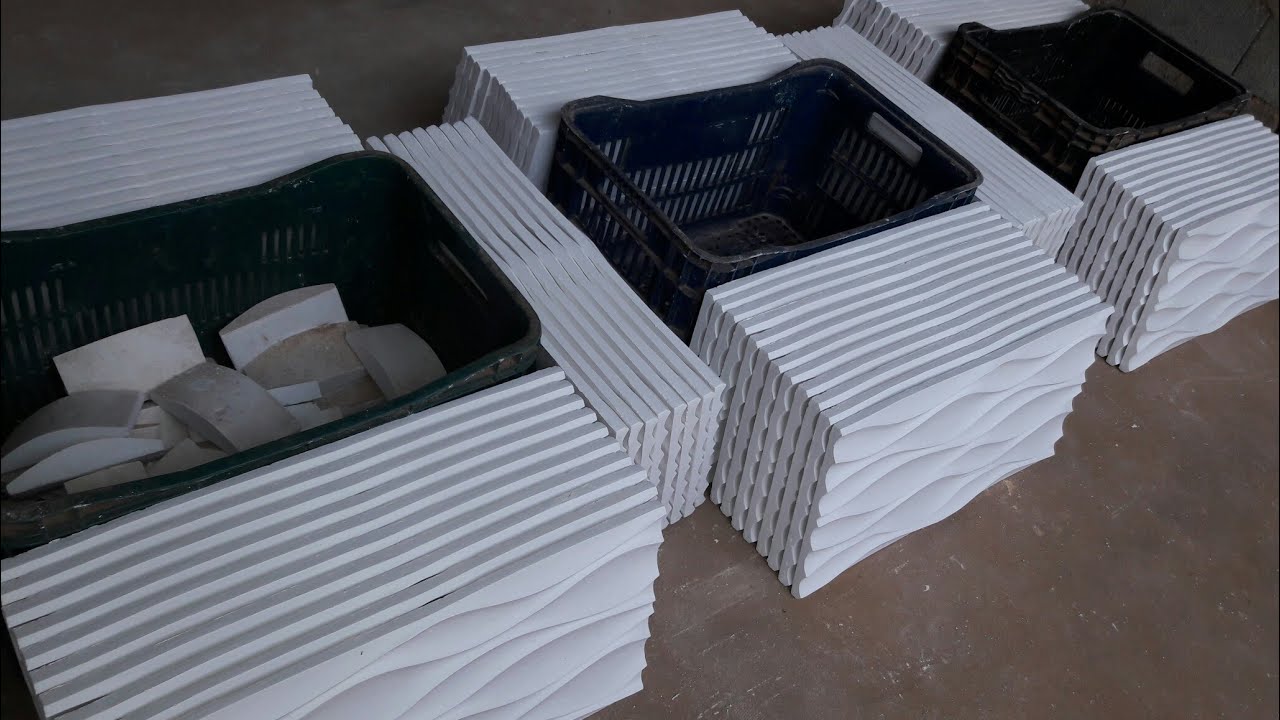 SECAGEM da peça de gesso 3d