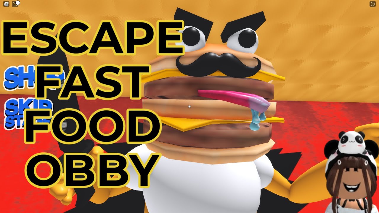 [New!] Escape Fast Food Obby #escapeobby #roblox #scaryobby - YouTube