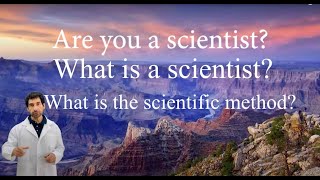 What is a scientist The  scientific method for kids