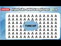 Spot the ODD One Out | Emoji Quiz | Easy, Medium, Hard, Impossible #viral #guessinggame