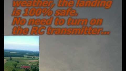 UAV (3) High-altitude video using IMU autopilot