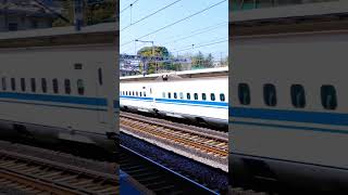 Bullet Train travelling at Speed when I visited Japan #bullettrains
