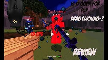 Logitech G102 Gaming mouse | Review for Minecraft pvp | Drag clicking???