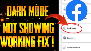 How To Fix Facebook Dark Mode Option Not Showing Working Trick! | Enable Dark Mode on Facebook